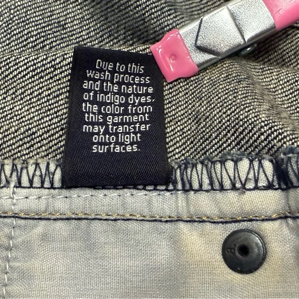 J. Crew Factory Shorts Mid Rise Stretch Hipslung Dark Blue Denim Cuffed EUC - Picture 11 of 13